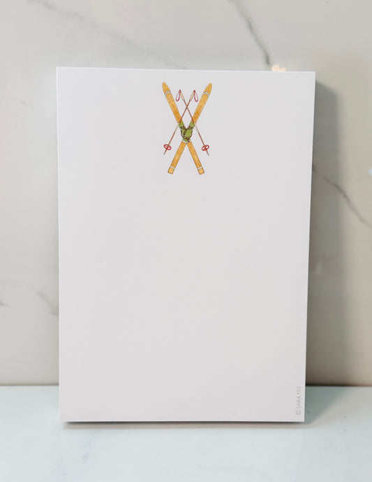 Vintage Skis Notepad