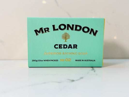 Luxurious Mr. London Cedar Soap Bar