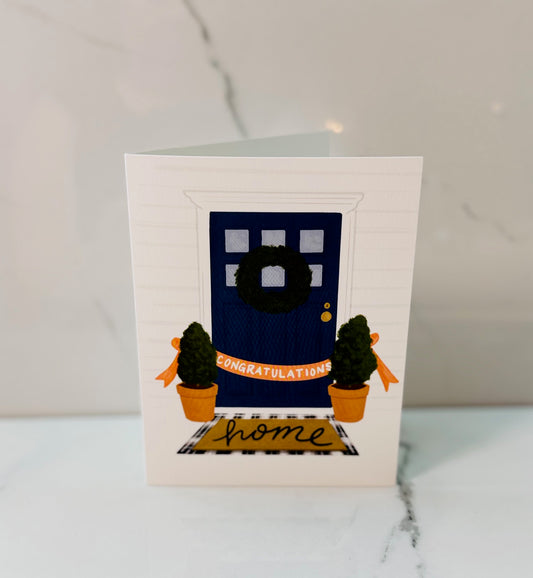 Front Door Housewarming Card