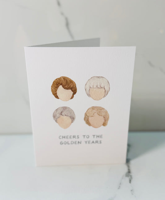 Golden Years Birthday Card