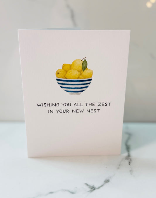 All the Zest Housewarming Card