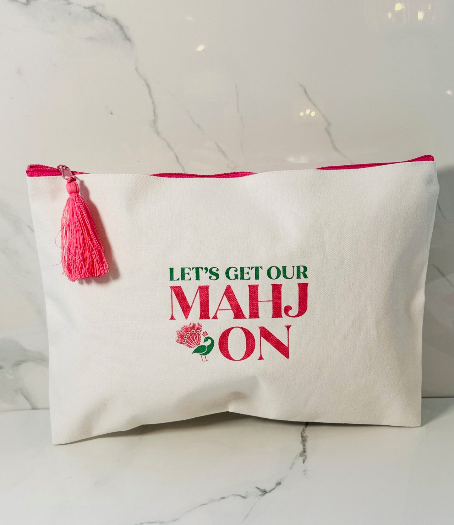 Let's Get Our MAHJ On Zip Pouch