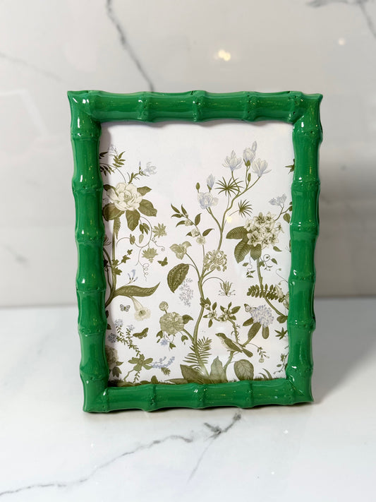 5x7 Green Bamboo Photo Frame