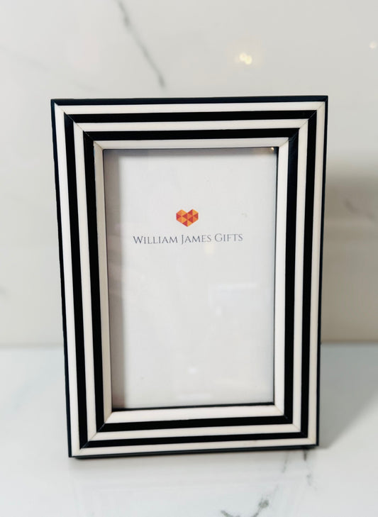 4x6 Nautical Stripe Picture Frame