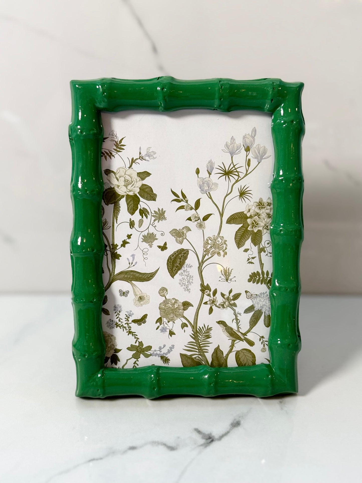 4x6 Green Bamboo Photo Frame