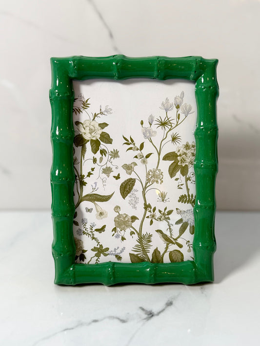 4x6 Green Bamboo Photo Frame