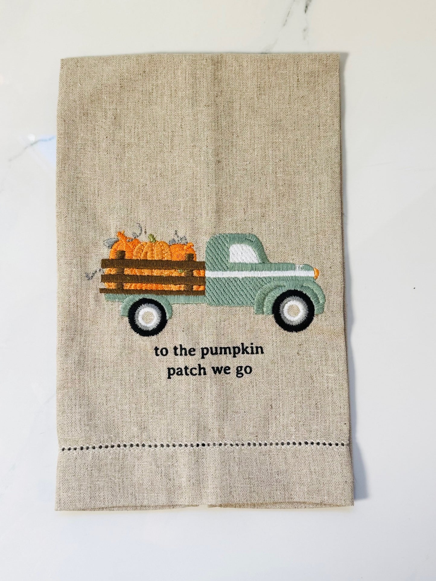 Fall Truck Handtowel