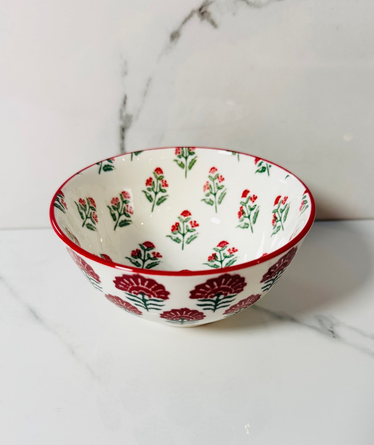 Block Flower Small Bowl