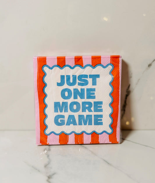 One More Game - Mahjong Napkins