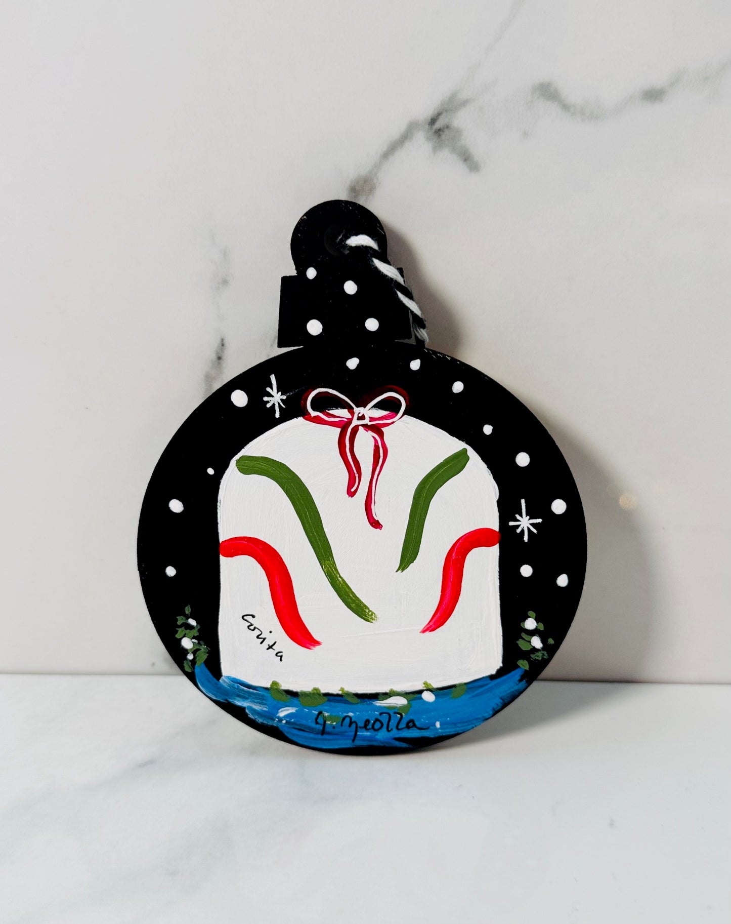 Boston Gas Tank Ornament