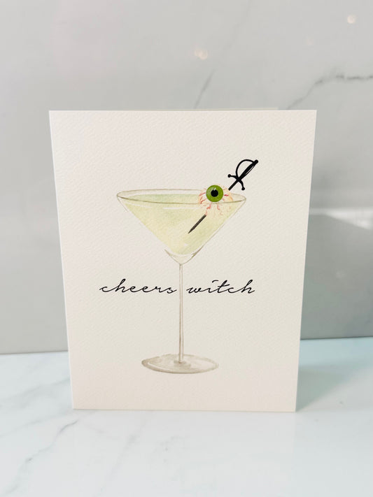 Cheers, Witch Greeting Card