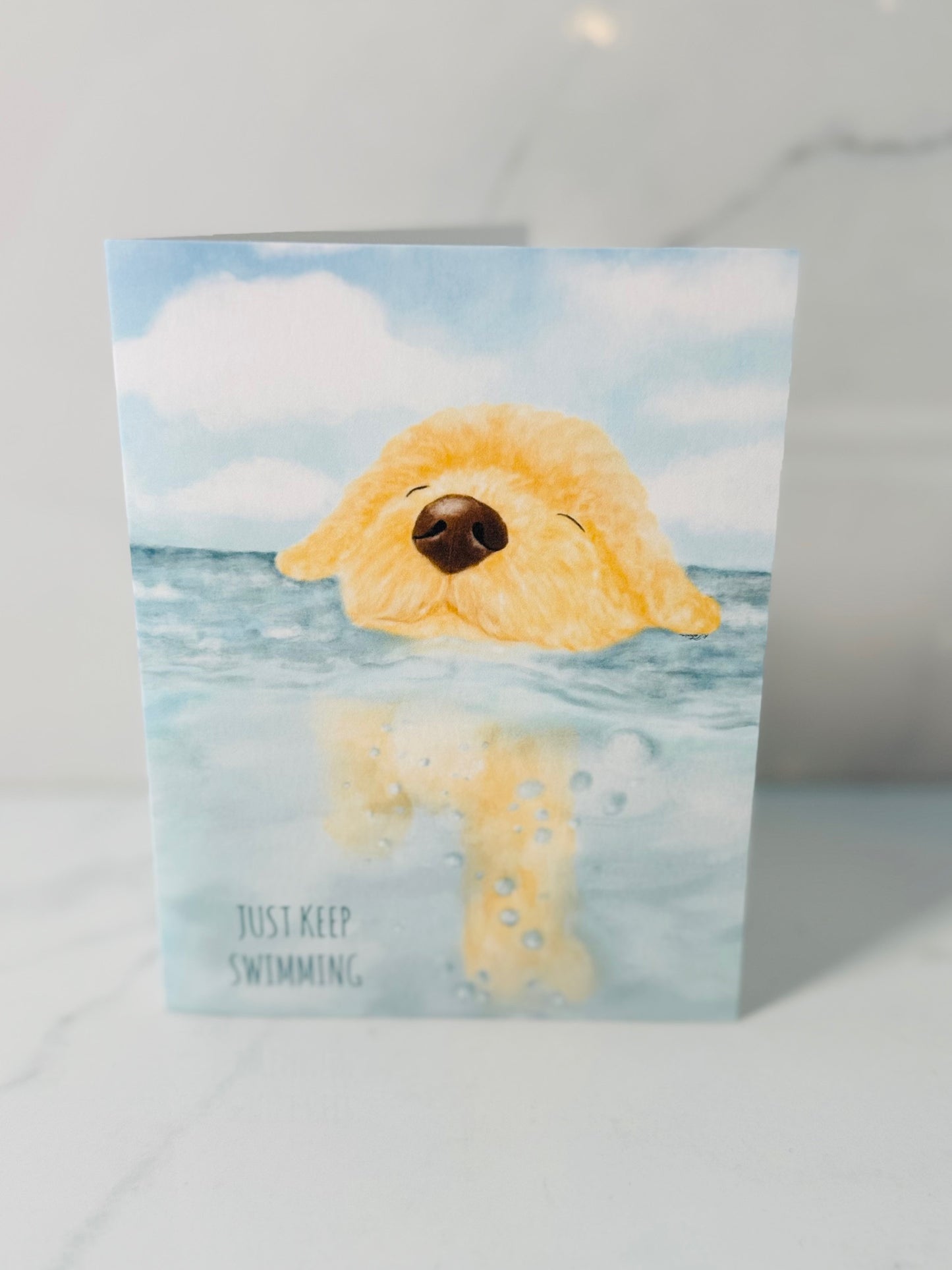 Just Keep Swimming Card