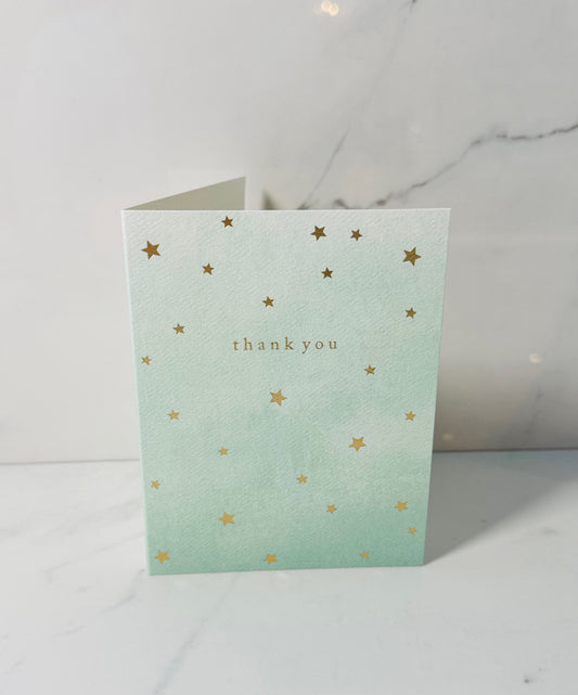 Galaxy Thank You Card