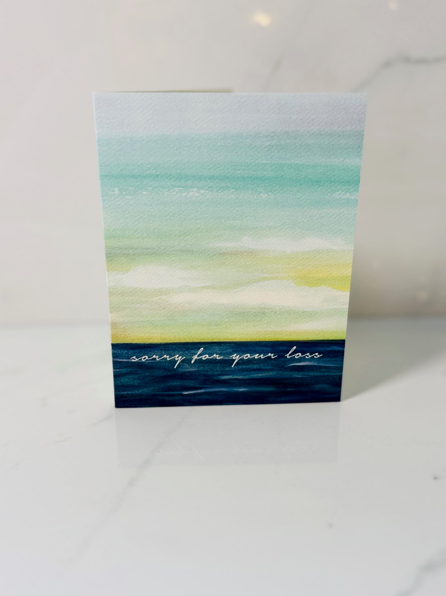 Ocean Sorry for Your Loss Card