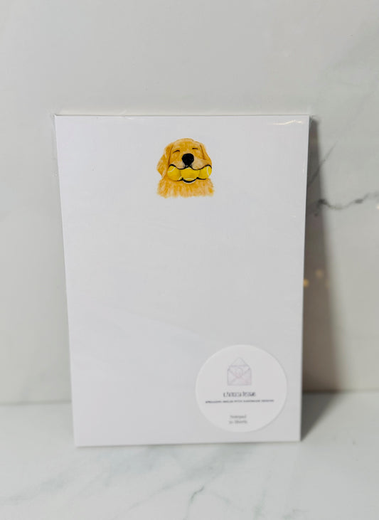 Dog with Tennis Balls Notepad