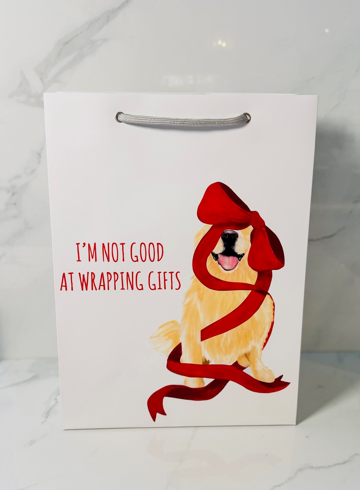 I'm Not Good at Wrapping Gifts Gift Bag
