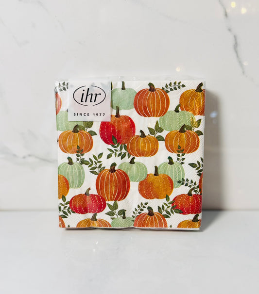 Multi Pumpkin Cocktail Napkins