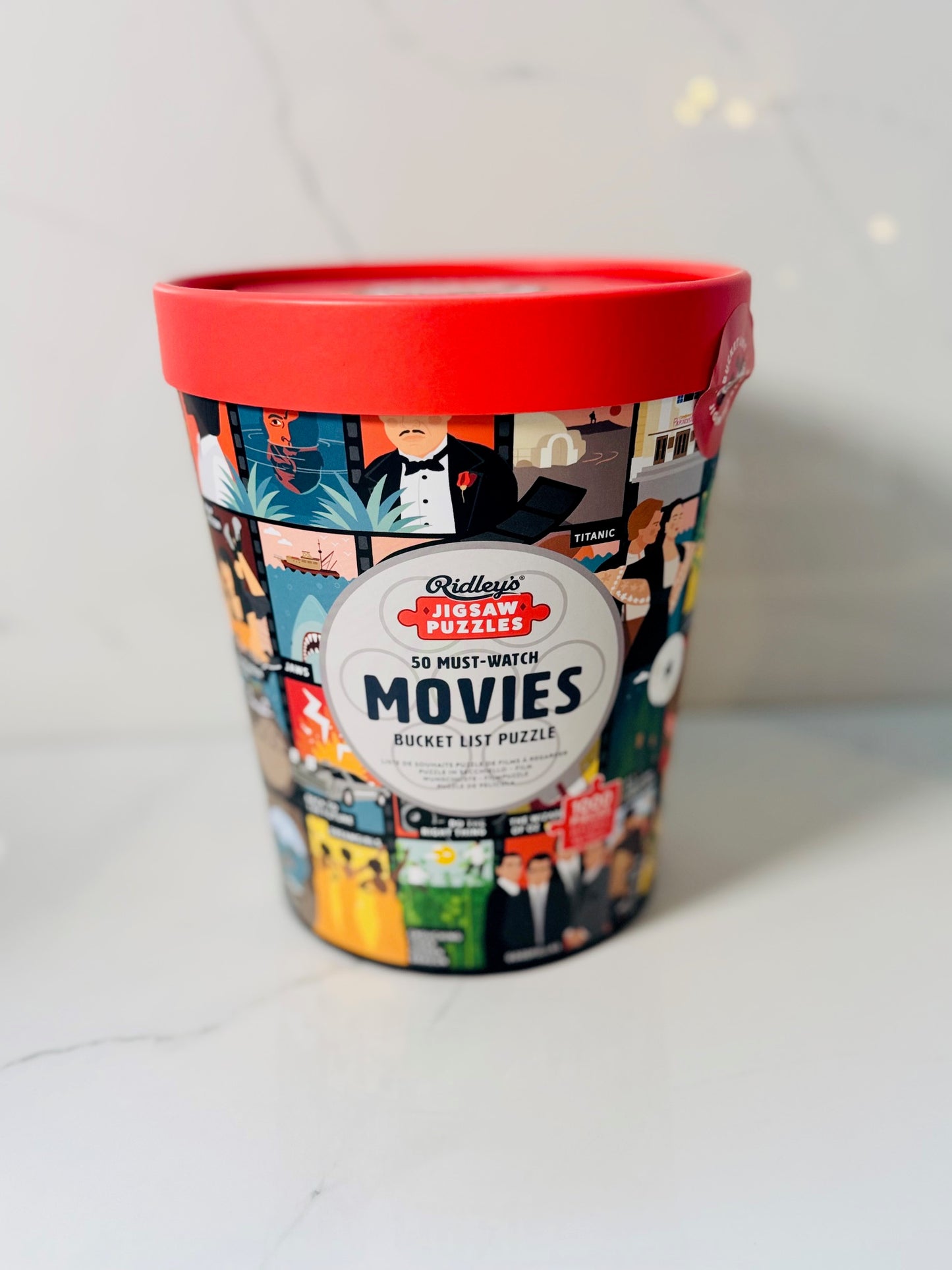 50 Must Watch Movies 1000 Piece Puzzle