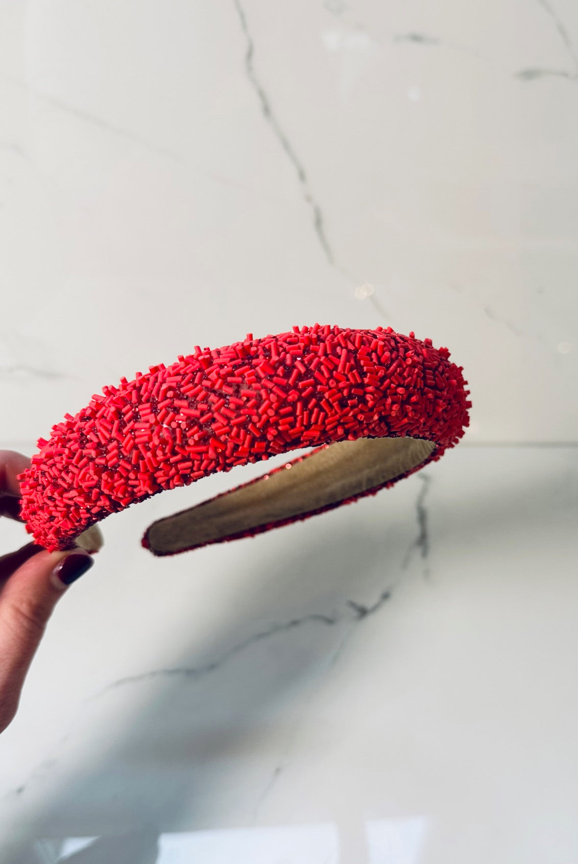 Red Sprinkle Headband
