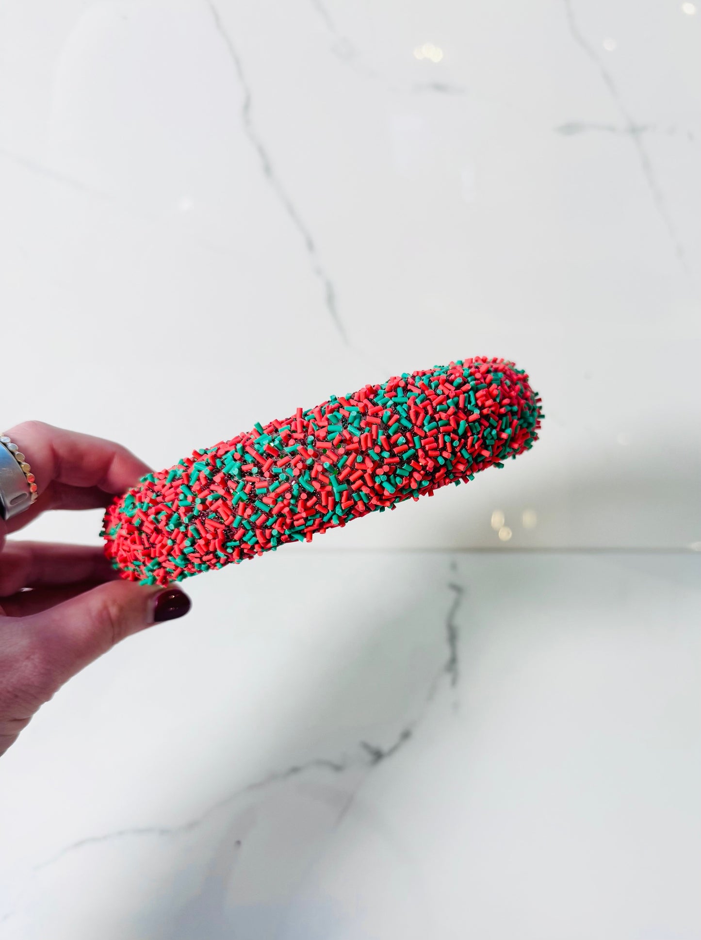 Red & Green Sprinkle Headband