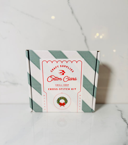 Christmas Wreath Cross Stitch Kit