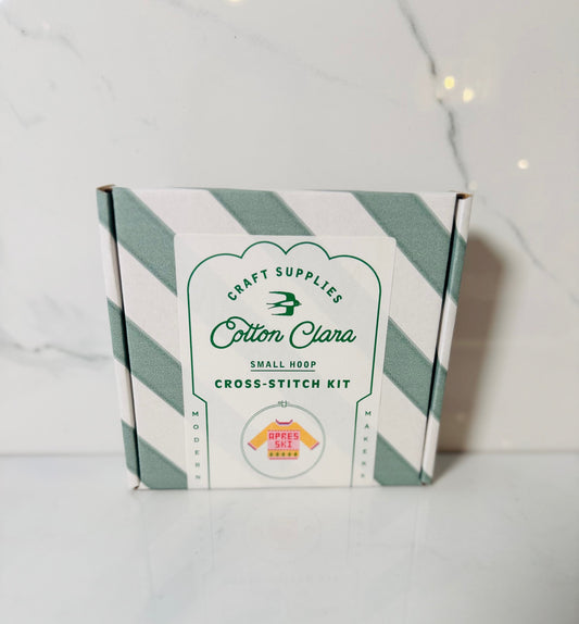 Apres Ski Cross Stitch Embroidery Kit