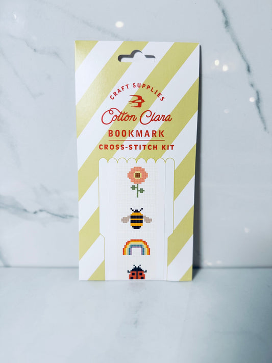 Mini Sunflower Bookmark Cross Stitch Kit