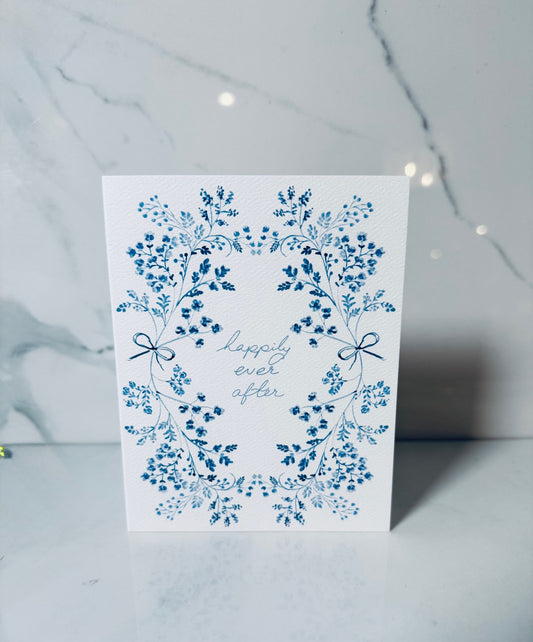Happily Ever After Floral Card