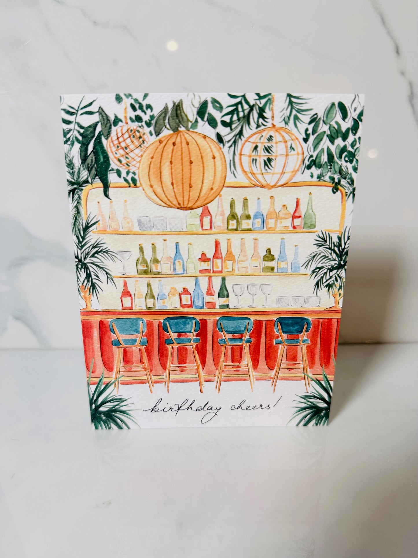 Tropical Birthday Cheers Card