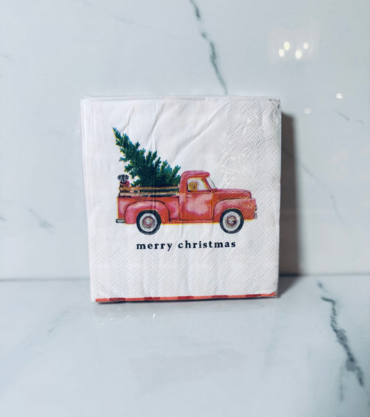 Merry Christmas Cocktail Napkins