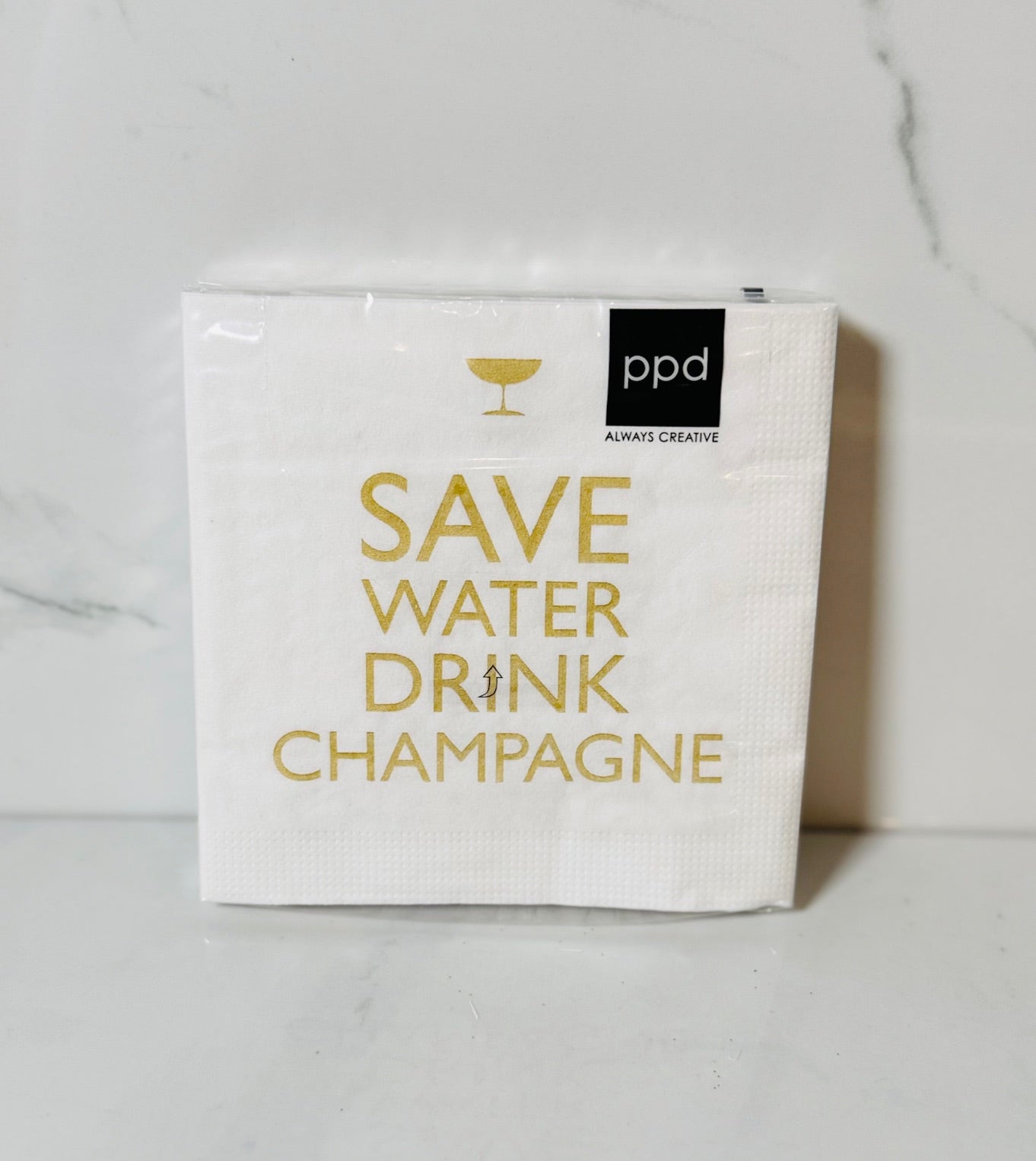 Drink Champagne Cocktail Napkins