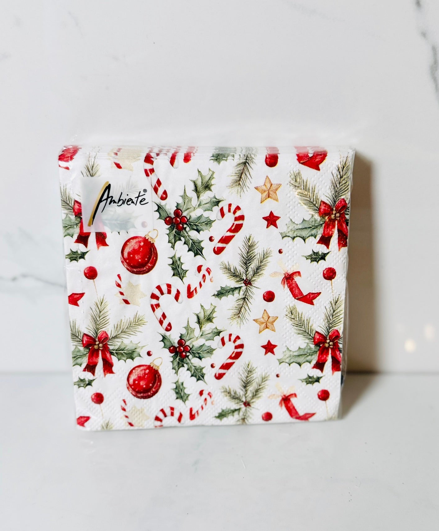 Christmas Elements Cocktail Napkins