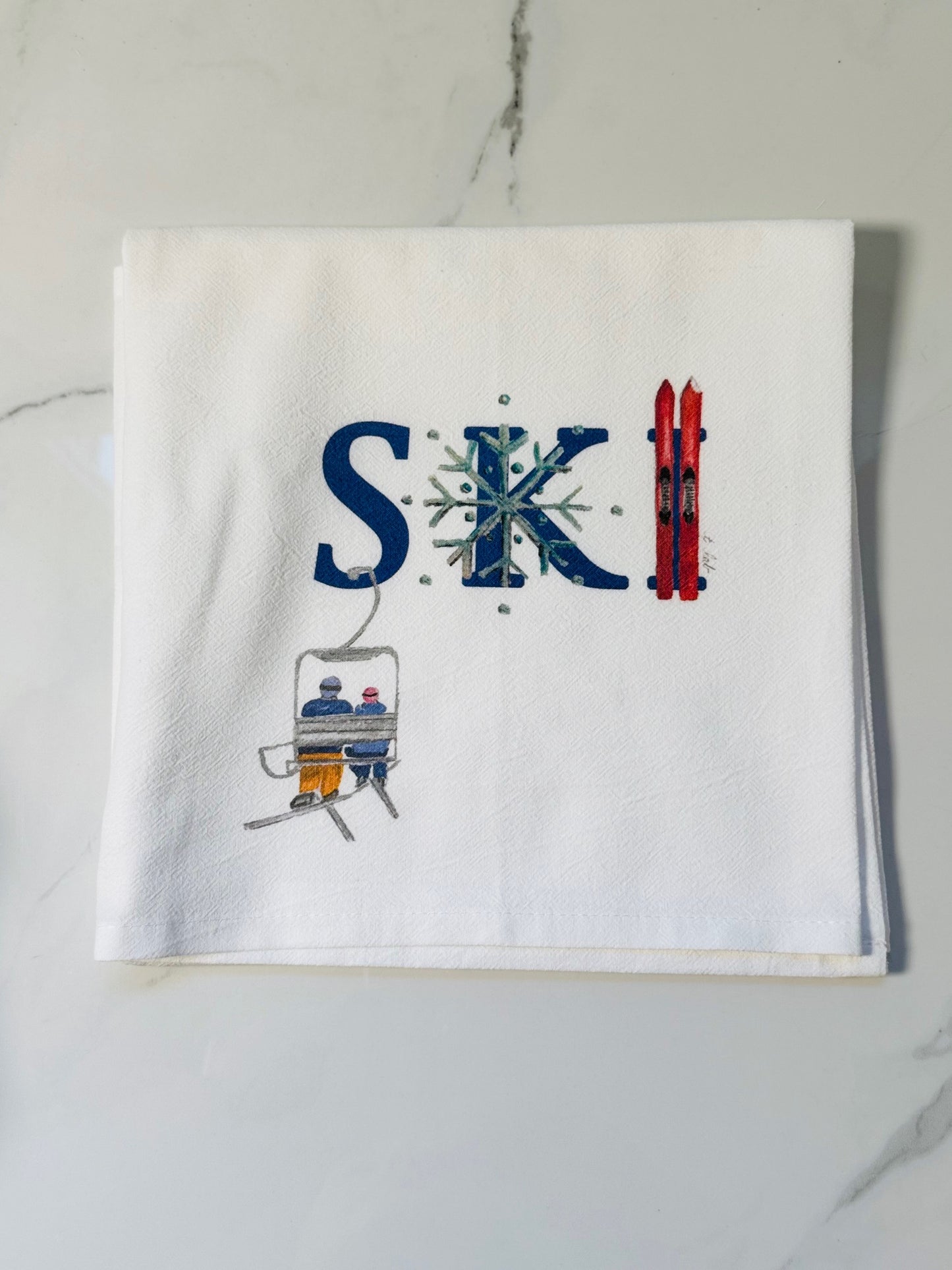 Ski Hand Towel