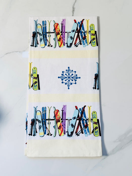 Winter Sports Hand Towel
