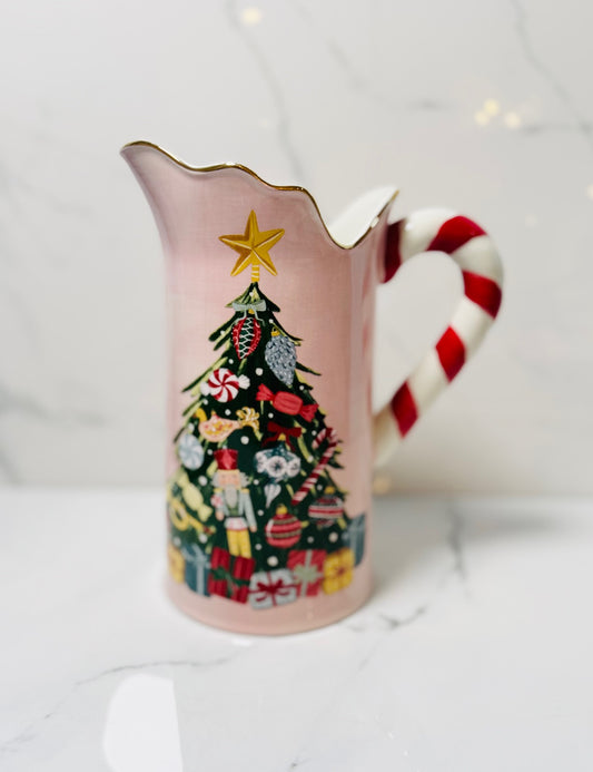 Candy Cane Handle Pitcher