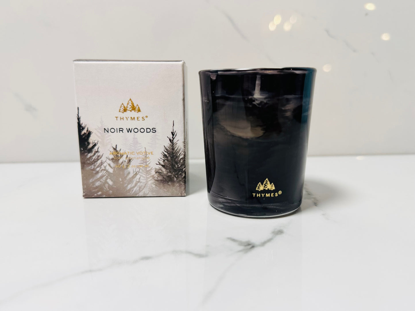Noir Woods Votive Candle