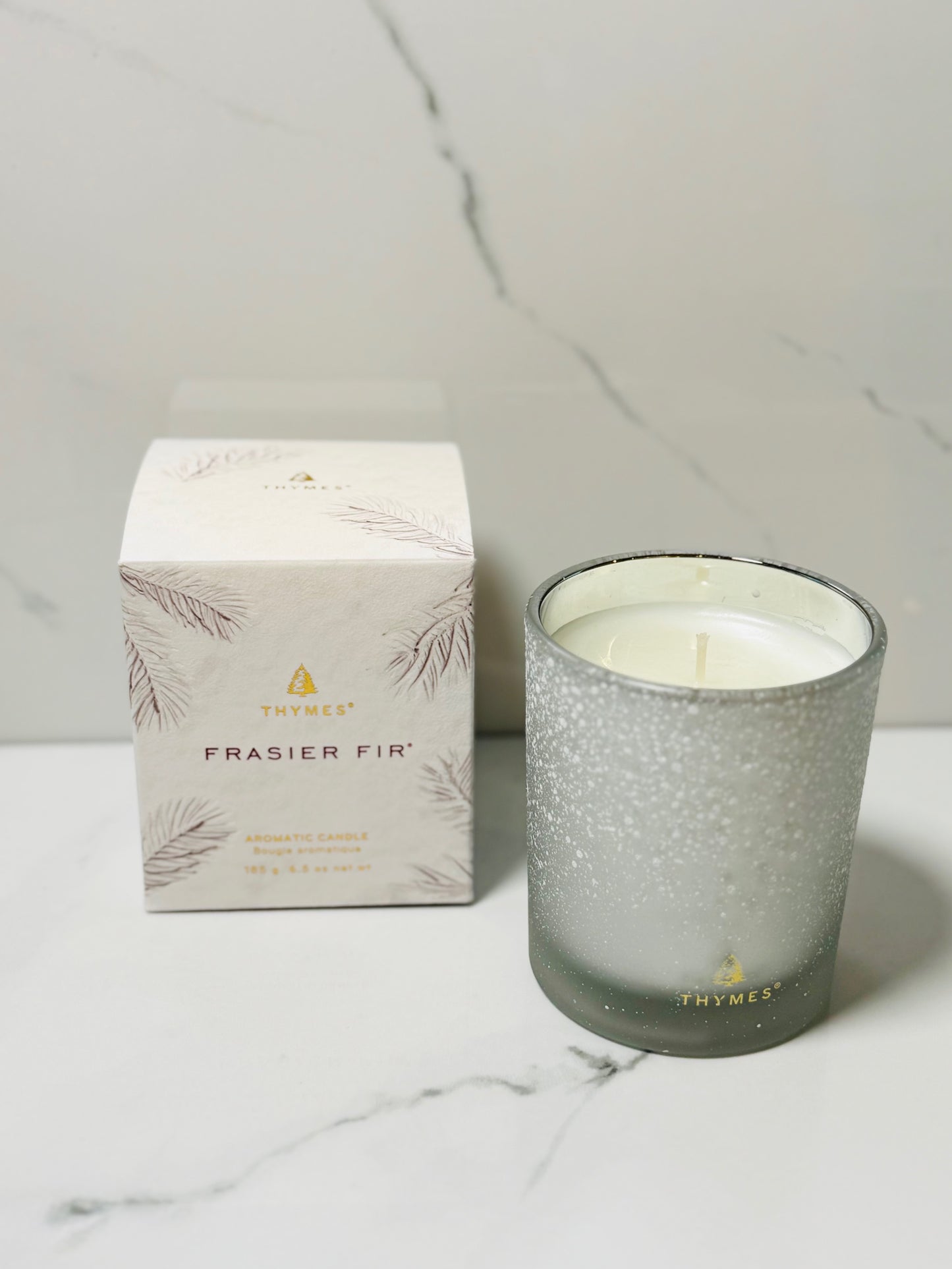 Frasier Fir Flocked Candle