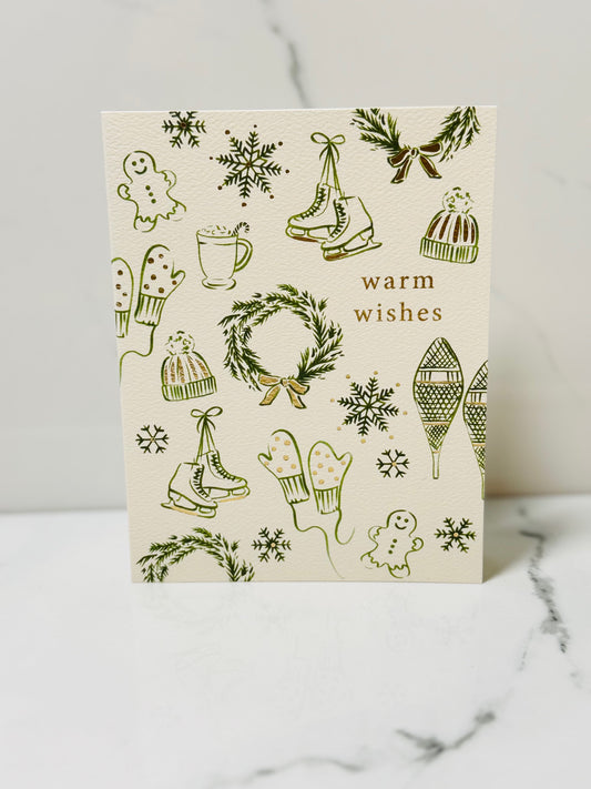 Warm Wishes Greeting Card