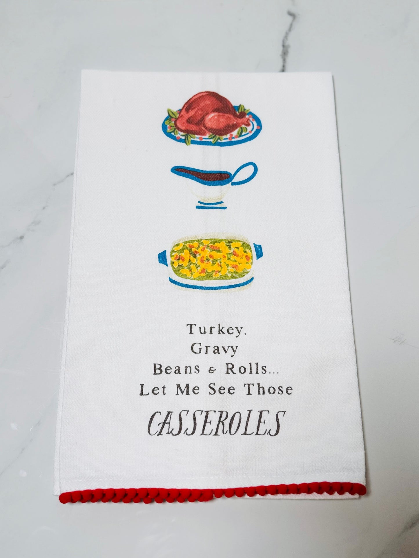 Casserole Pom Towel