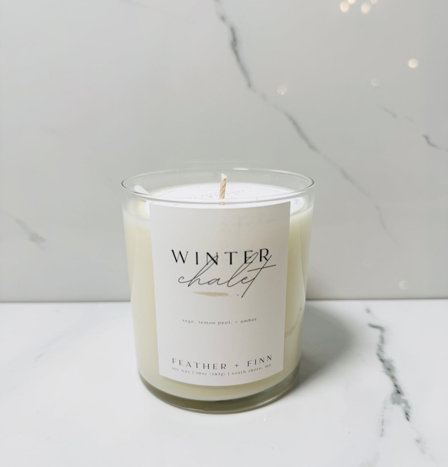 Winter Chalet Candle