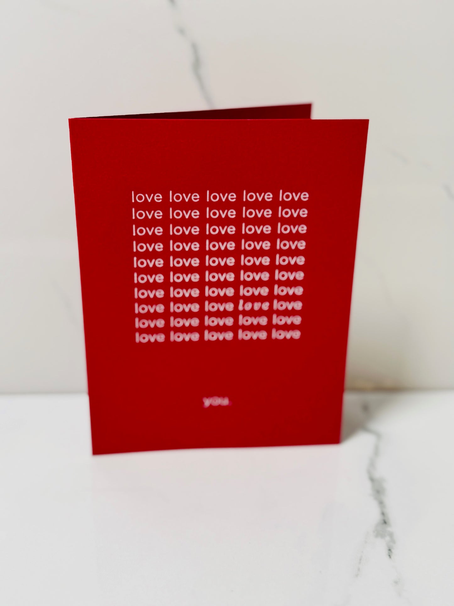 Love Love You Card