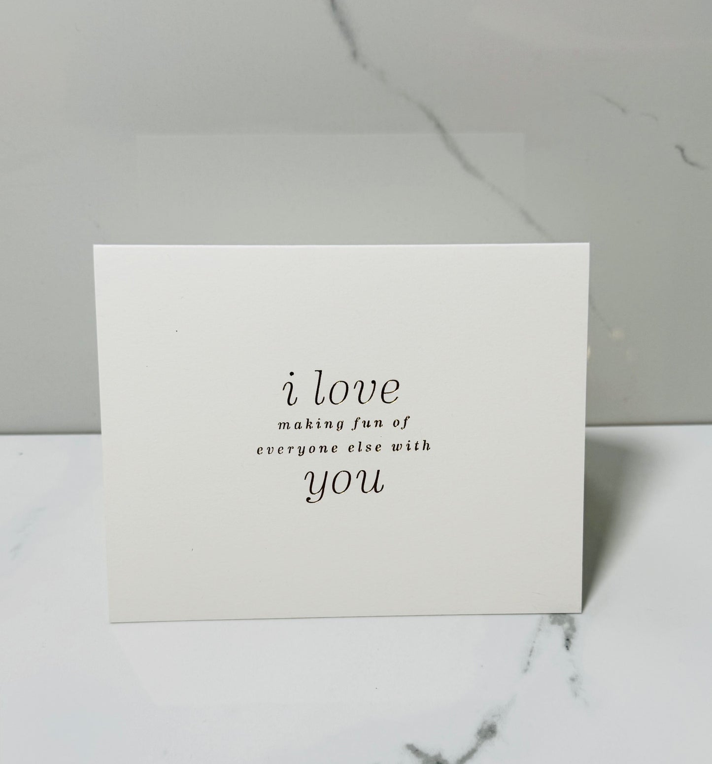 Making Fun Love Card