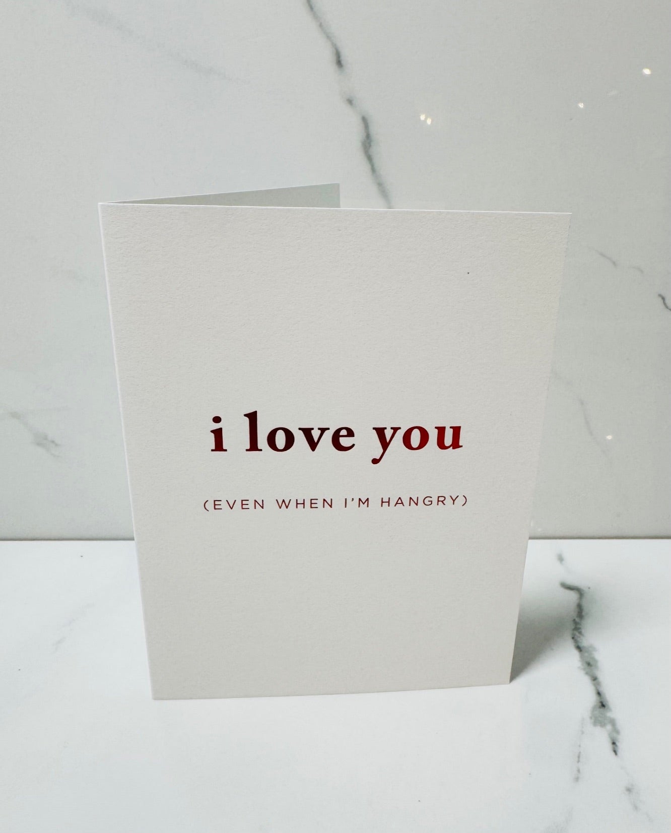 Hangry Love Card