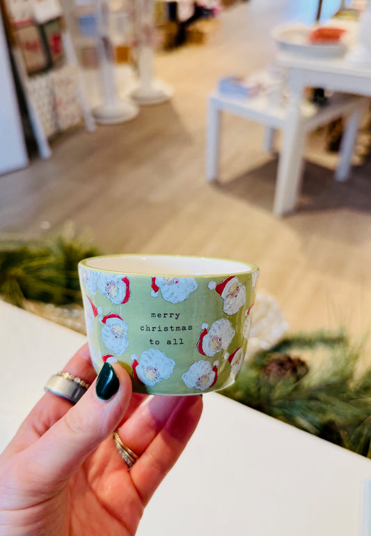 Merry Christmas Santa Ramekin
