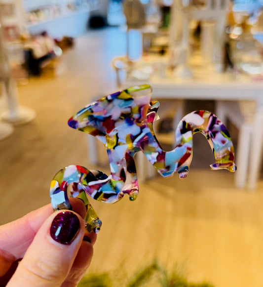 Multi Color Wavy Jaw Hair Clip