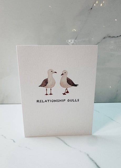 Relationship Gulls Card