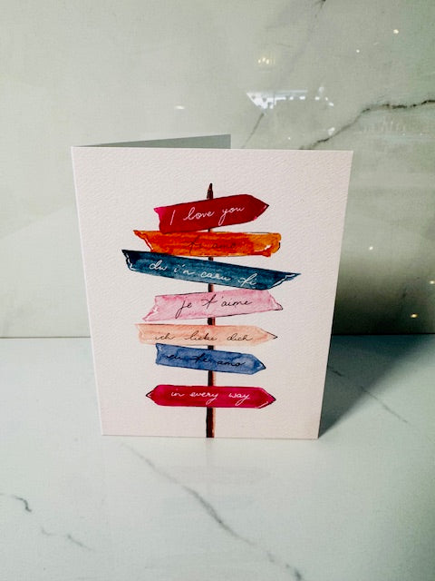 All The Ways I Love You Card