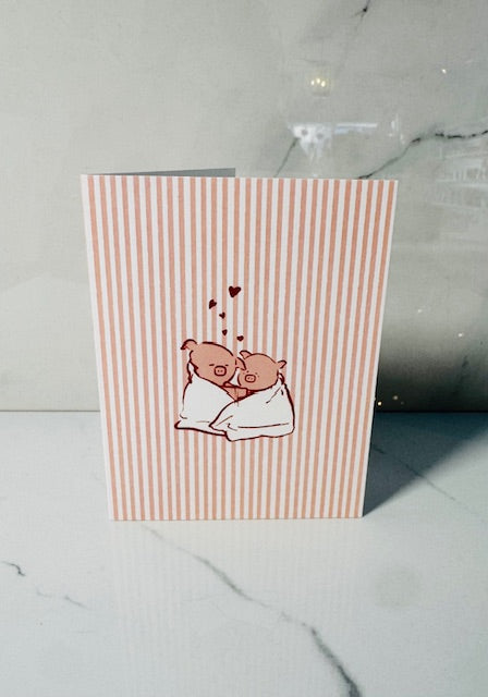 Piggies In A Blanket Card