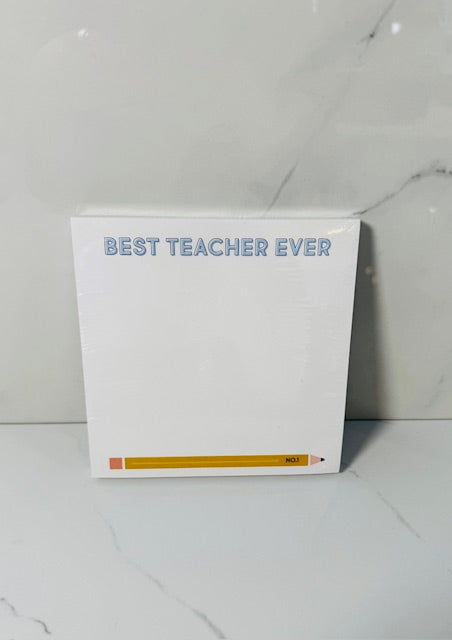 Best Teacher Ever Notepad