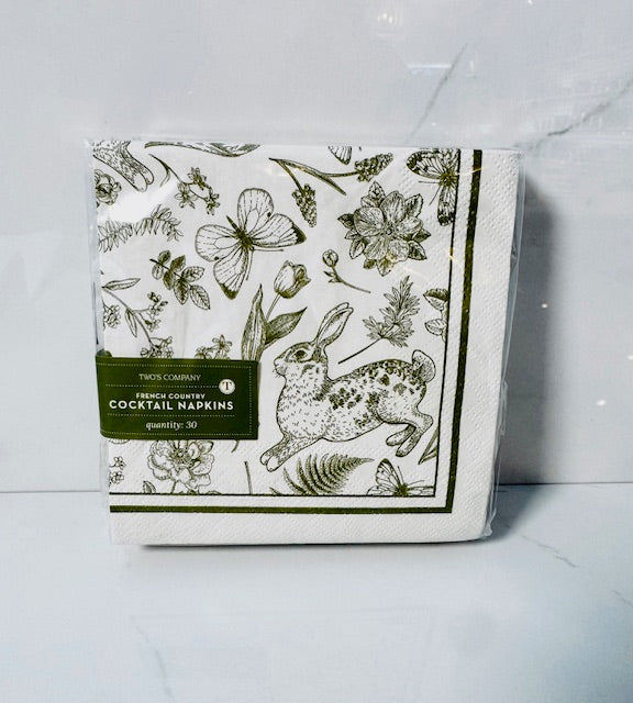 French Country Cocktail Napkins